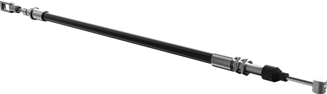 Structure d'un câble Bowden pour l'industrie